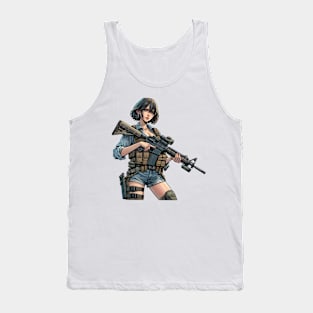 Tactical Girl Tank Top